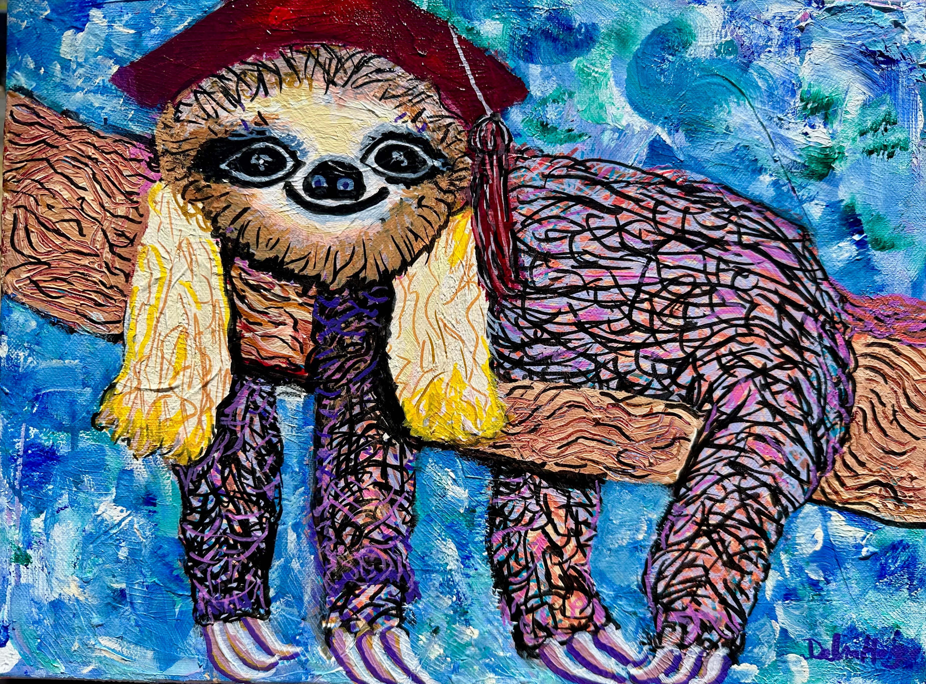 Graduation Sloth